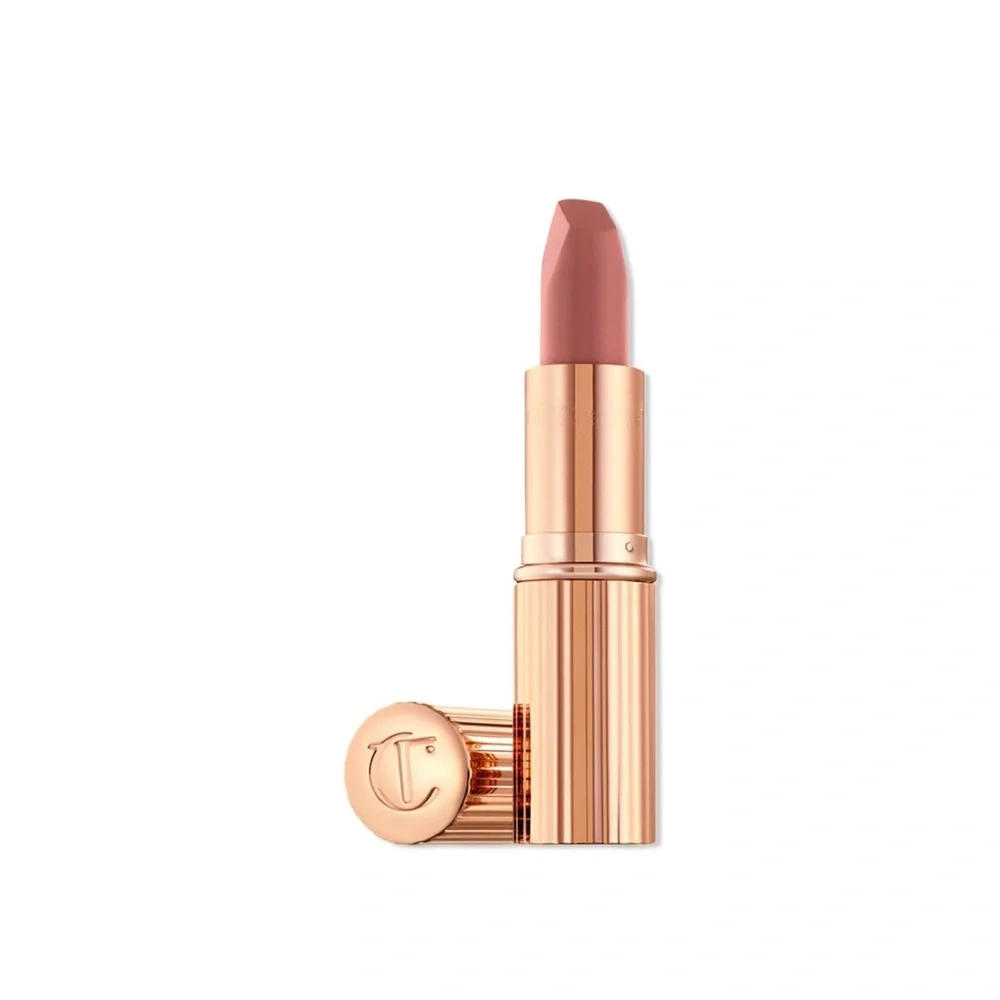 Matte Revolution Lipstick PILLOW TALK mini New in Box. (Nude pink)